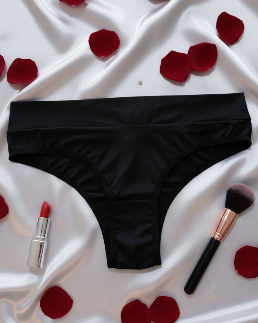 tanga preta de microfibra